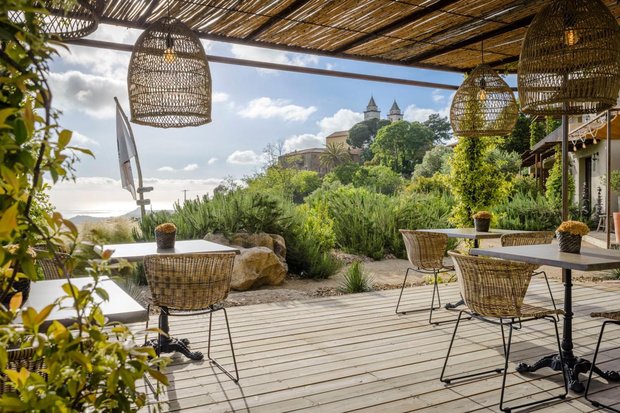 Terre De Maquis, Maison D'Hotes Vue Mer Corse Sari-D'orcino エクステリア 写真