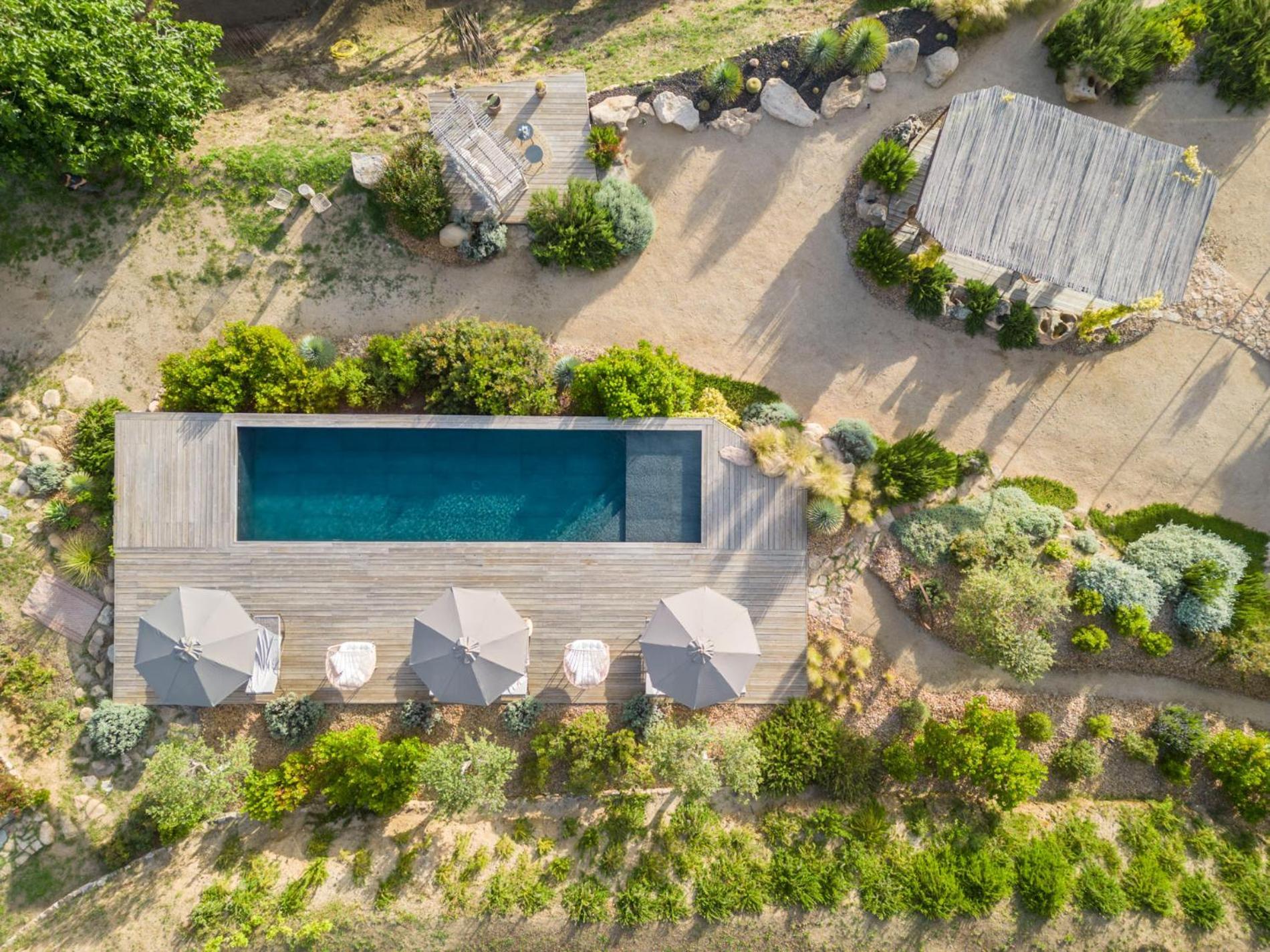 Terre De Maquis, Maison D'Hotes Vue Mer Corse Sari-D'orcino エクステリア 写真