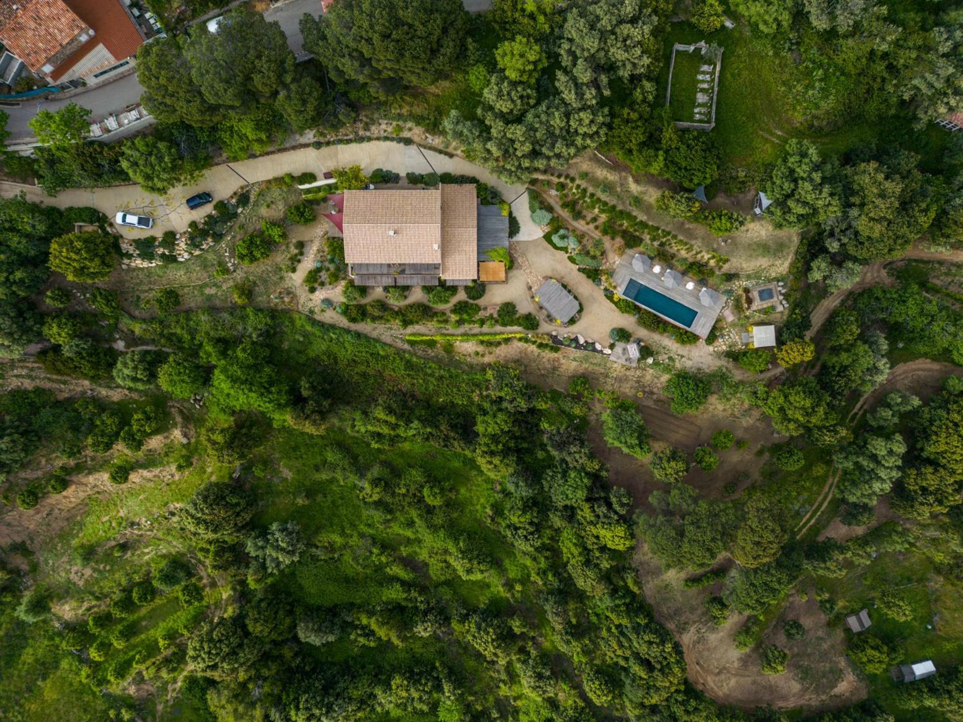 Terre De Maquis, Maison D'Hotes Vue Mer Corse Sari-D'orcino エクステリア 写真